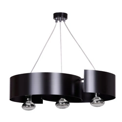 Lampa wisząca Emibig VIXON 3 Czarny 284/3