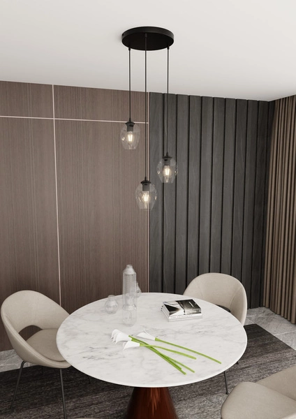 Lampa wisząca Emibig ISTAR 3 BL PREMIUM TRANSPARENT 679/3PREM