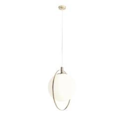 Lampa wisząca AURA 1049G30, złoty/biały, 1x60W E27