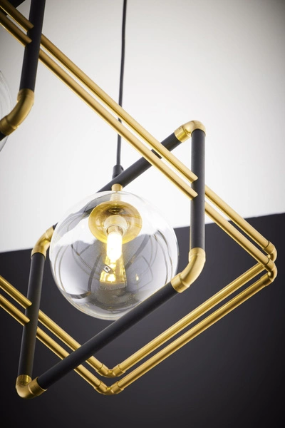 Nowoczesna Lampa wisząca FIORI wys. 115cm 2xG9 14W IP20 | Złoty