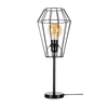 Lampa stołowa Endorfina 1xE27 Max.25W Czarny metal/czarny kabel PVC 72420104