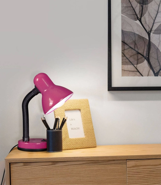 Lampka biurkowa K-MT-203 RÓŻOWY z serii CARIBA