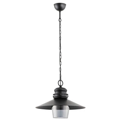 Lampa wisząca ALFA HOLLY CZARNA 1xE27 40cm | 60327