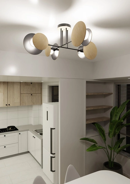 Lampa sufitowa Emibig ZITA 4 Czarny 173/4