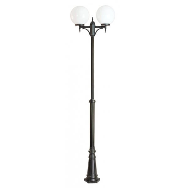 Lampa masztowa KULE CLASSIC OGMWN 2 300 latarnia 2-3metry IP43 | czarna