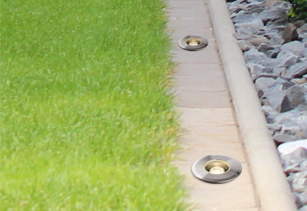 Oprawa najazdowa PICCO LED M srebrny śr. 6cm 9105