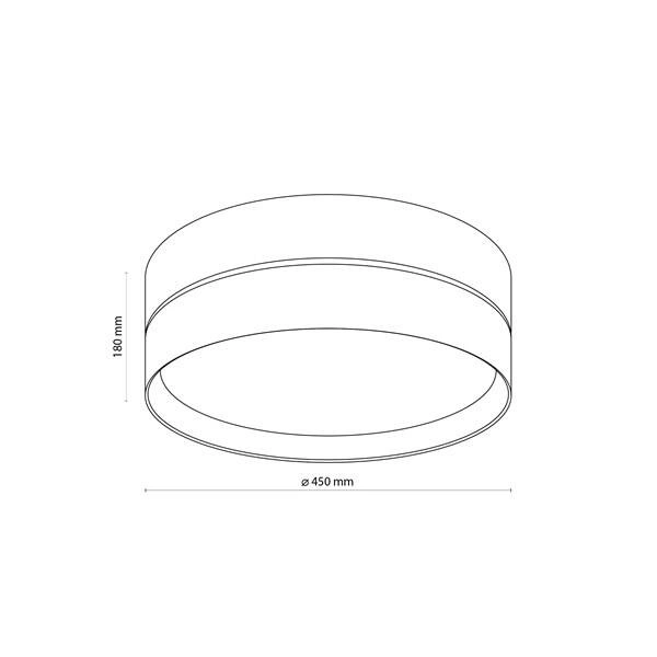 ECO LAMPA SUFITOWA 4 PŁ 450 5775