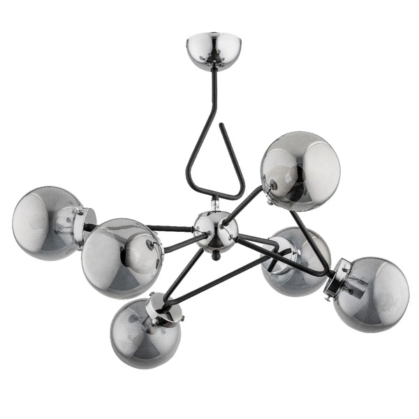 Lampa sufitowa ALFA TRYMER CHROM 6xE14 72cm | 62167