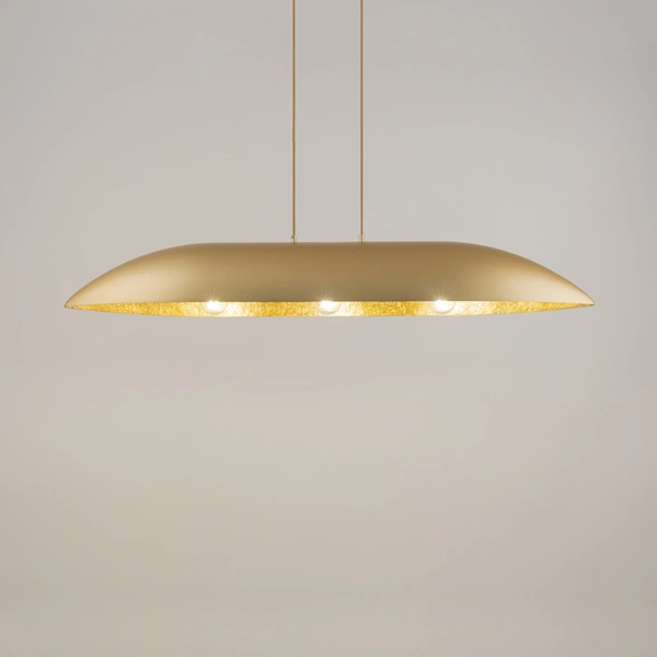 Stylowa lampa wisząca GONDOLA L 40640 3xE27 | Złoty