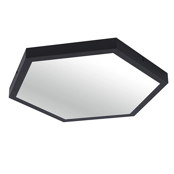 Panel LED Natynkowy HEXAGON BY-SLS-6C Plaster Miodu 40W Czarny