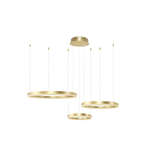 Azzardo HALO PENDANT 80+60+40 CCT BK + REMOTE CONTROL 4972