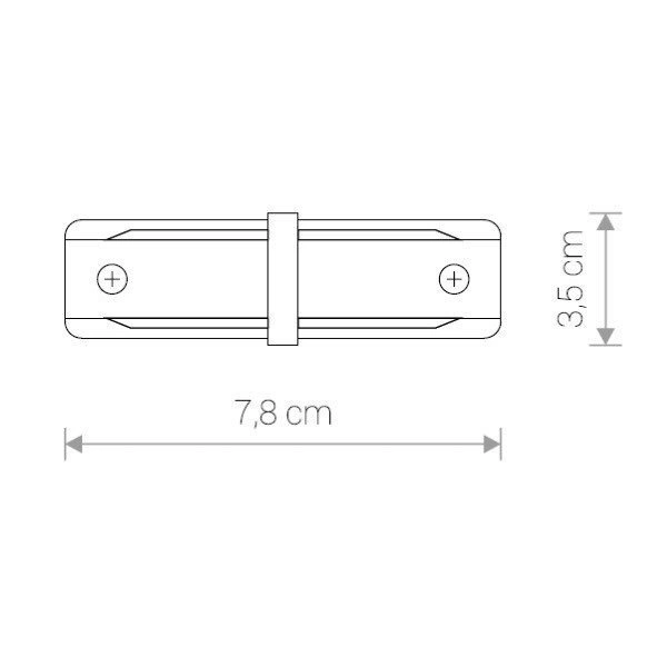 Łącznik wzdłużny PROFILE STRAIGHT CONNECTOR biały 9454