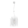Lampa wisząca Ringo 1xE27 Max.60W Stal Metal/Biały Metal 1030333