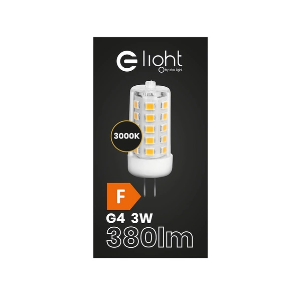 Żarówka LED 3W G4 12V 3000K Ceramiczna + PC