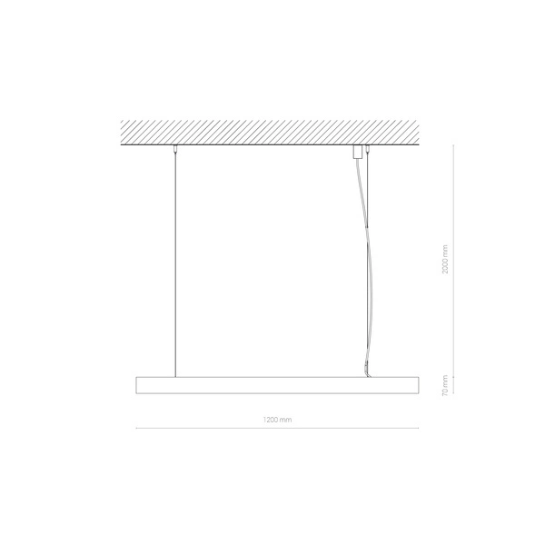 Lampa sufitowa OFFICE PRO LED 120cm 31W barwa neutralna 4000K | biały 10212