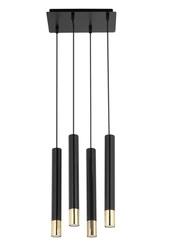 Lampa Sigma SOPEL GRAND 4 czarny/złoty lampa wisząca 33396
