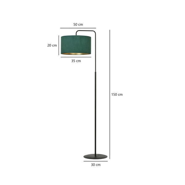 Lampa podłogowa Emibig HILDE LP1 BL GREEN 1051/LP1