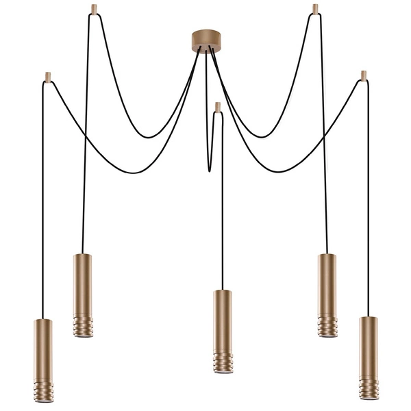 Azzardo LOCUS L PENDANT 5 CHAMPAGNE 3407