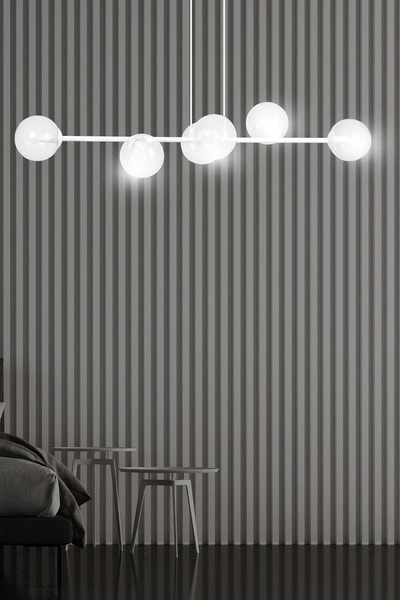 Lampa wisząca Emibig ROSSI 6 WH TRANSPARENT 877/6