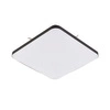 Plafon BABILON, czarny, kwadratowy mały, 18W LED, barwa neutralna 4000K