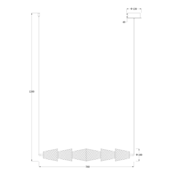 Lampa wisząca SANSA 11W LED