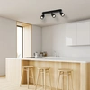 Lampa sufitowa PORTER, ML7644, czarna, 3x8W GU10, IP44