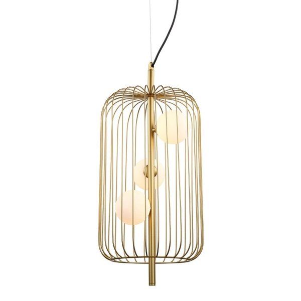Lampa wisząca HAYDEN śr. 31cm 3xG9 | złoty