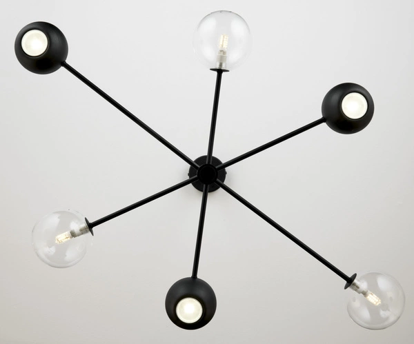 Nowoczesny Żyrandol MOKA wys. 47-69cm 3xG9 3xGU10
14W IP20 | Czarny