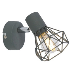 Kinkiet VERVE 91-60969 matowy szary 1xE14
