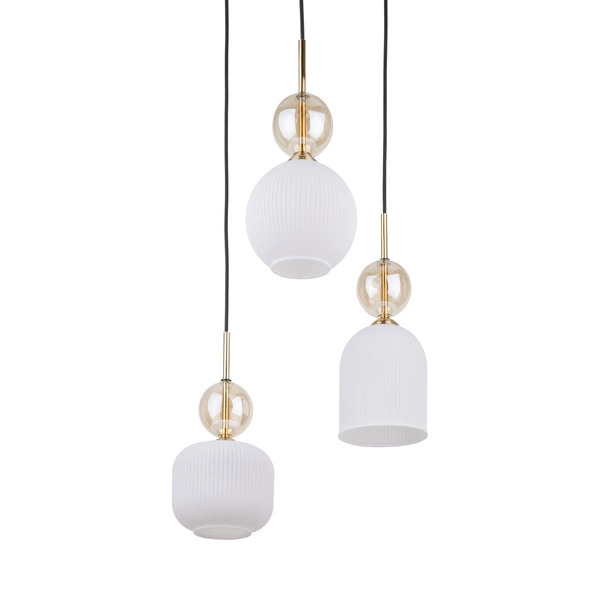 SOPHIA COGNACWHITE LAMPA WISZACA 3XE14