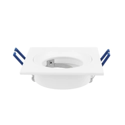 Oczko sufitowe ABAVIA GU10 białe kwadrat do otworu 75mm