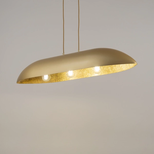 Stylowa lampa wisząca GONDOLA L 40640 3xE27 | Złoty
