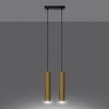 Lampa Wisząca LAGOS 2 złoty połysk