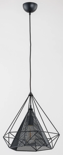 Lampa wisząca ALFA NET CZARNA 1xE27 36cm | 60499