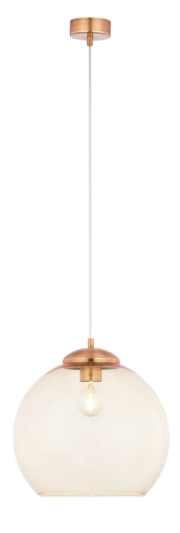 Nowoczesna Lampa wisząca ASTI wys. 80cm 1xE27 15W IP20 | Miedziany
