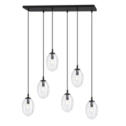 Lampa sufitowa Emibig ASTRAL 6 BL TRANSPARENT 1265/6