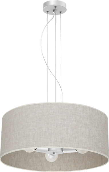 Lampa wisząca LINO, MLP7501, biały/szary, 3x60W E27