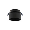 Lampa punktowa podtynkowa SHINE wys.6cm szer.8cm GU10 IP20 | Czarny 11348