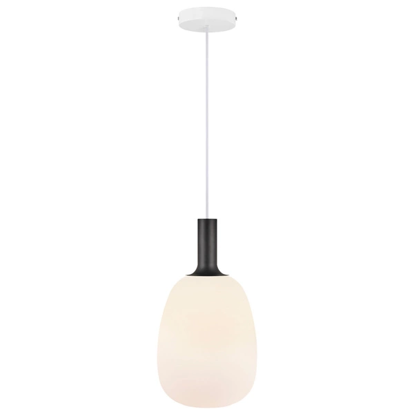 Lampa wisząca ALTON E27 60W Szkło | Biały