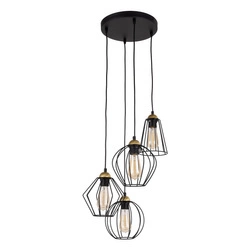 GALAXY BRASS LAMPA WISZĄCA 4 PŁ 2713