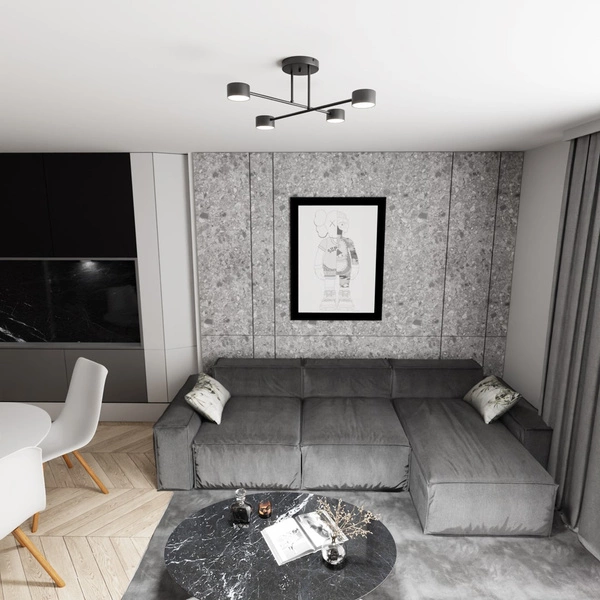 Lampa sufitowa Emibig HALO 4 Czarny 1355/4