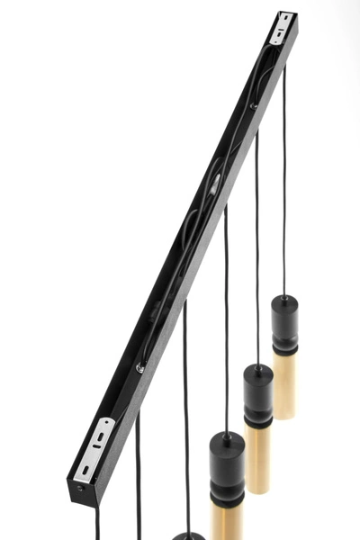 Nowoczesna Lampa wisząca ALAS wys. 120cm 6xG10 14W IP20 | Złoty