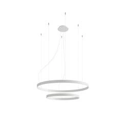 Nowoczesna lampa wisząca RIO 2, biała, 80W LED, barwa neutralna 4000K, TH.178