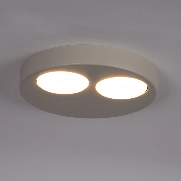 Lampa Sigma BROS plafon 2 szary beż 40837