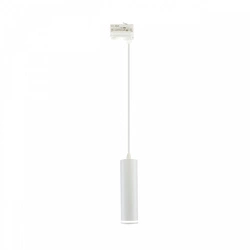 MADARA MINI RING GU10 ZWIS NA SZYNOPRZEWÓD 3F 230V IP20 fi55*200mm BIAŁY kabel 1m