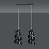 Lampa wisząca Emibig SAGA 2 Czarny 352/2