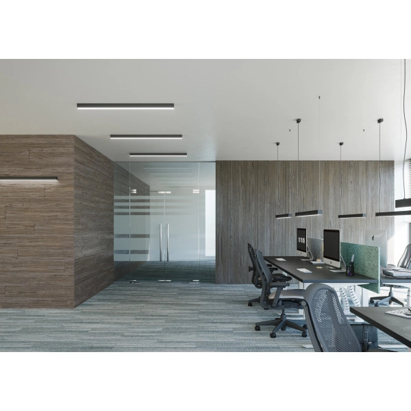 Plafon PINNE 1450 CZARNY 48W barwa ciepła 3000K TH.096