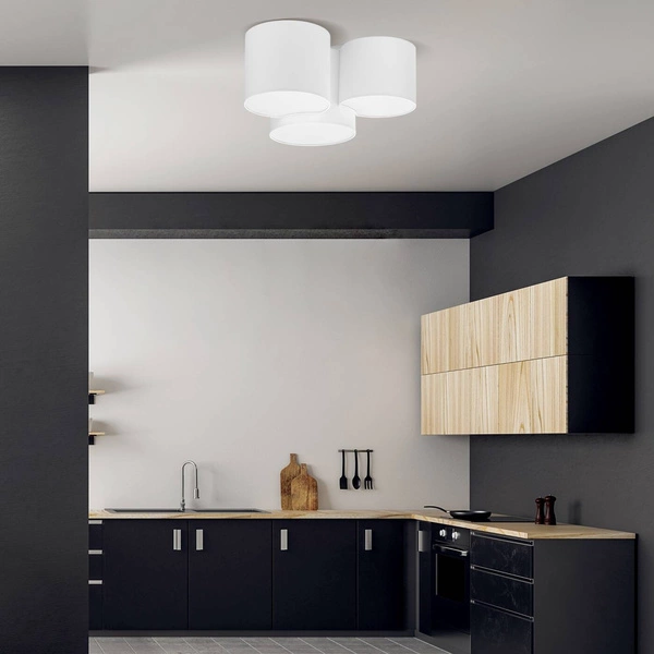 Nowoczesna lampa sufitowa MONA WHITE 3441 3xE27 3441