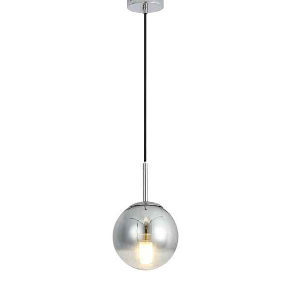 Lampa wisząca PALLA, mała, chrom, 1x40W E14