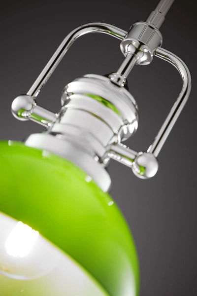 Klasyczna Lampa wisząca PLATINO wys. 166cm 1xE27 15W IP20 | nikiel błyszczący